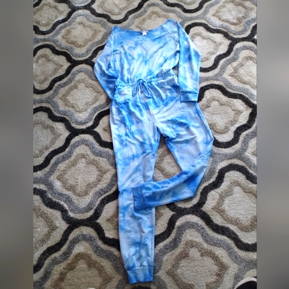 Really nice tie dye a jumpsuit Firm Price Sale